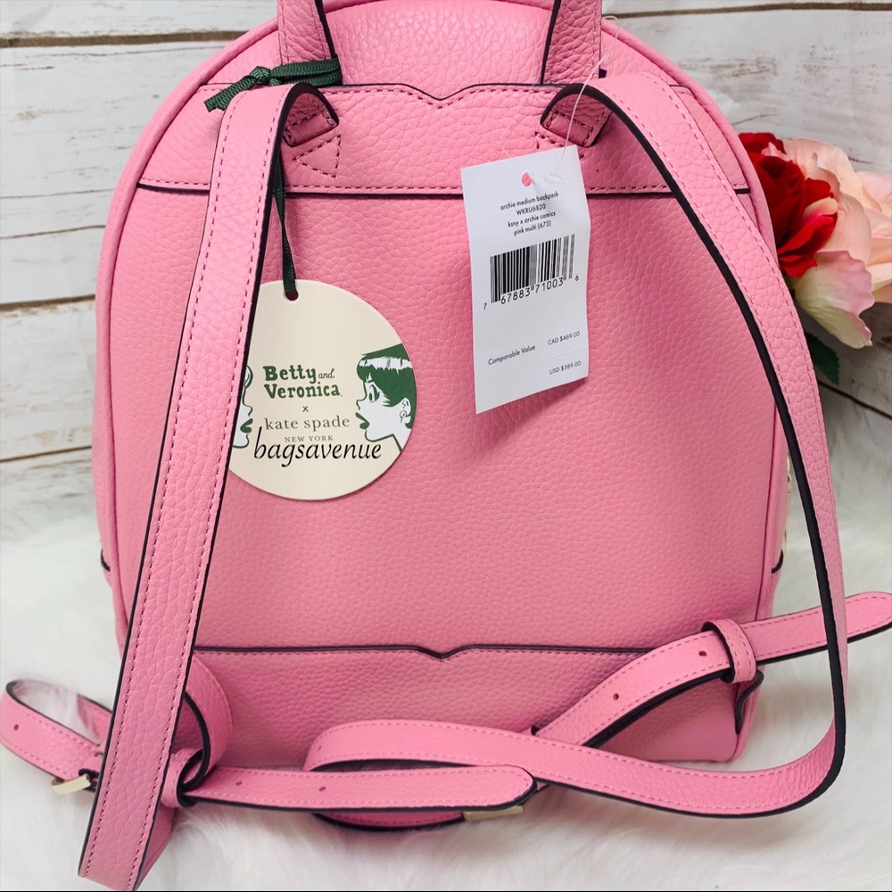 Kate spade riverdale Archie comics backpack pink - Picture 8 of 16